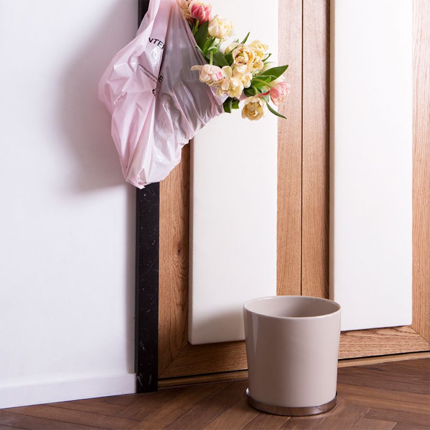 Base Pot Silver Grey Large